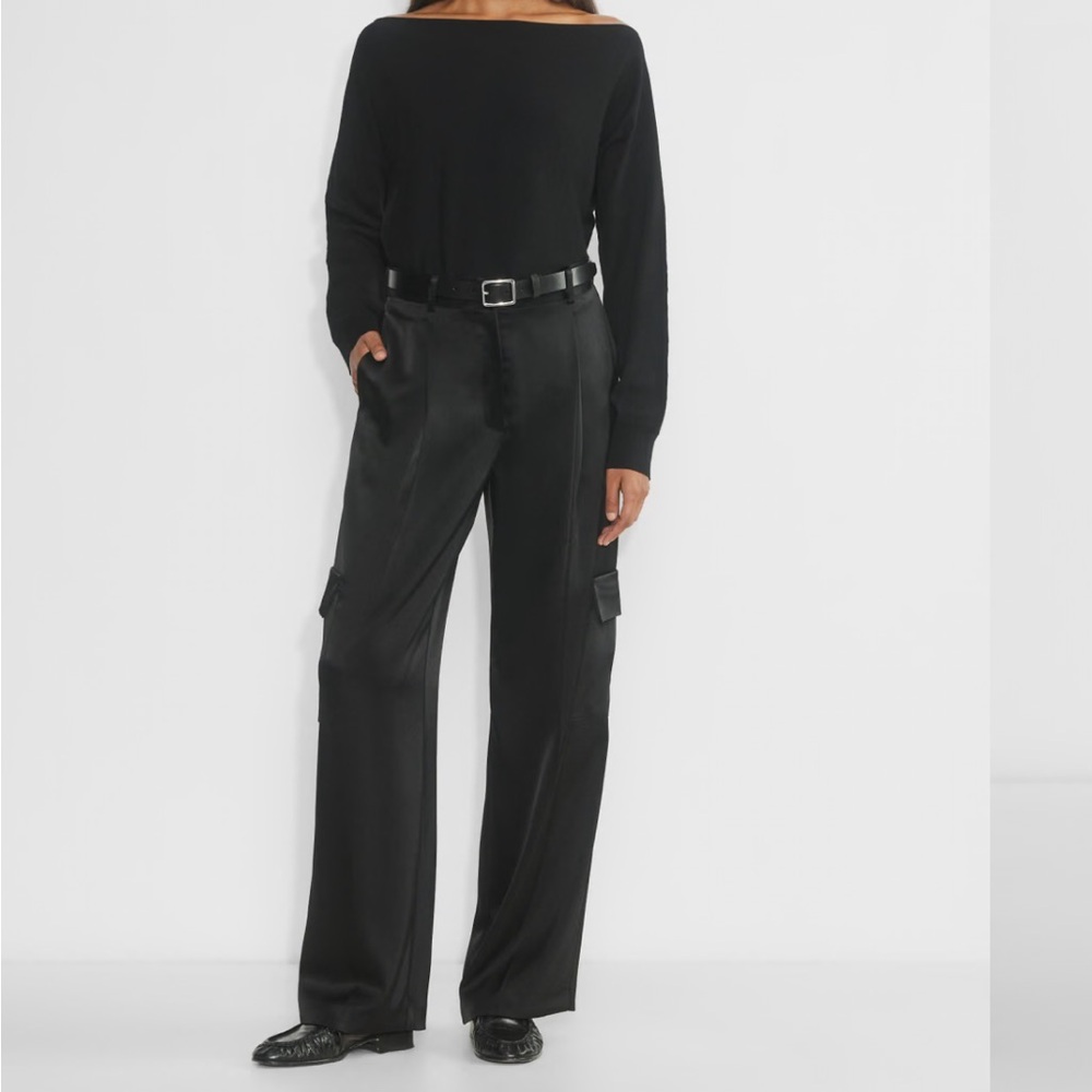 Babaton Black Wide Leg Jumpsuit